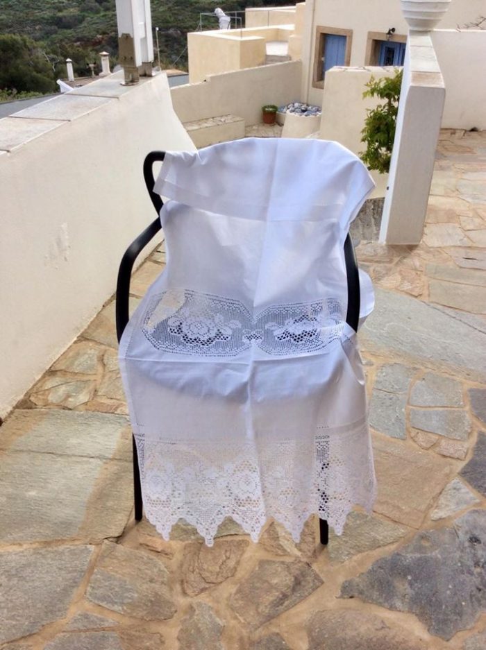Cutwork handmade curtain with croche - Image 8