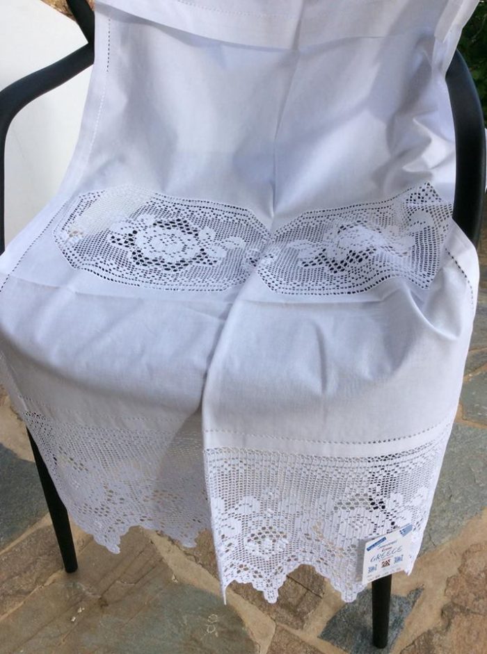 Cutwork handmade curtain with croche - Image 10
