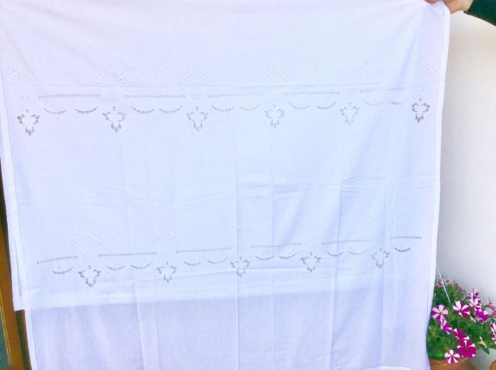 Cutwork handmade curtain with croche - Image 2